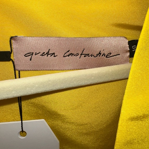 Elegant Yellow Evening Gown - Picture 7 of 14